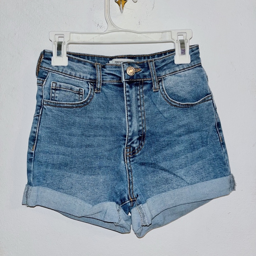 Denim shorts